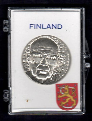10mk 1975 Kekkonen hopeaa