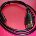 Micro HDMI -  HDMI -yhteensopiva kaapeli /1m #30297 - pikkukuva 2