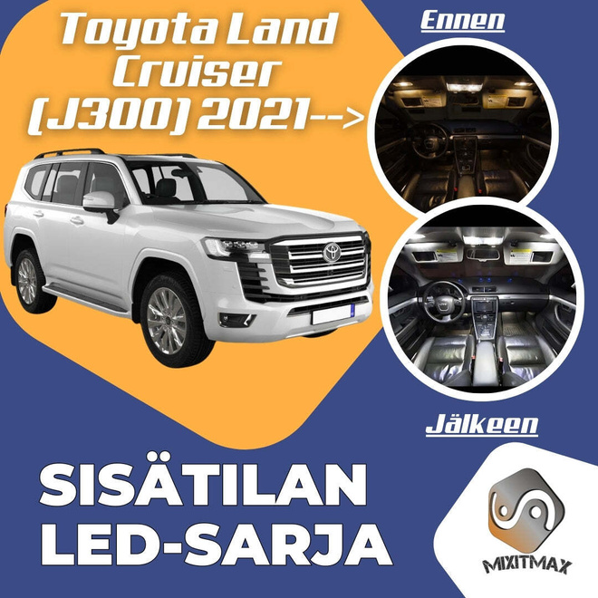 Toyota Land Cruiser (J300) Sisätilan LED-sarja 1