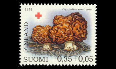 752x ** Punainen Risti 0,35 mk x-paperi (1974)