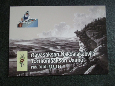 POSTIKORTTI - AAVASAKSAN NÄKÖALAKAHVILA  (K15-S114)