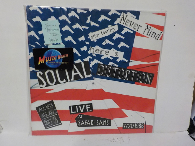 SOCIAL DISTORTION - LIVE AT SAFARI SAMS M-/EX+ LP