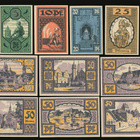 Saksa Notgeld 5, 10, 20, 25, 6 x 50 Pfg, Merseburg 1921 - pikkukuva 1
