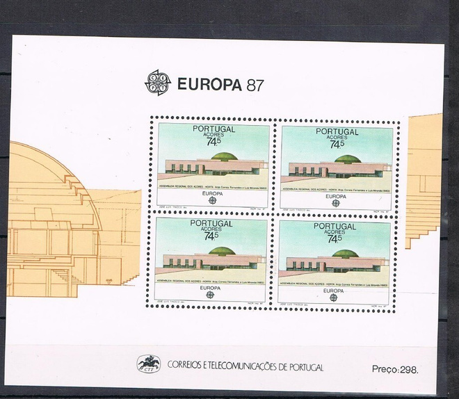 Portugal Azorit 1987 - Europa CEPT blokki ++
