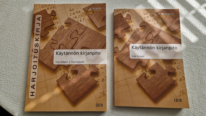 Käytännön kirjanpito (2021) & harjoituskirja (2022)