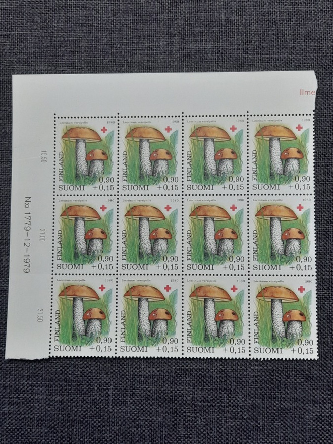 Punainen Risti 1980,19.4, 0,90+0,15mk