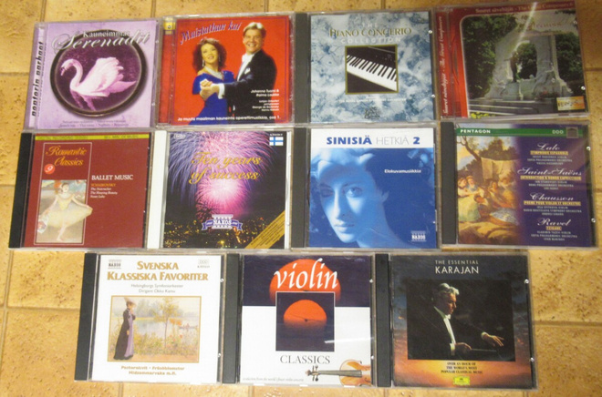 Klassista musiikkia 11 kpl:n paketti
