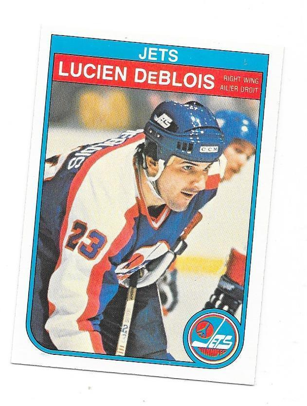 1982-83 OPC #379 Lucien Deblois Winnipeg Jets