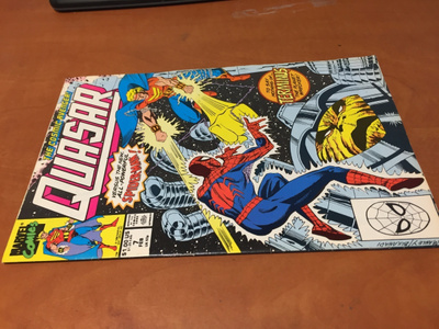 MARVEL QUASAR 7/1990 HYVÄ