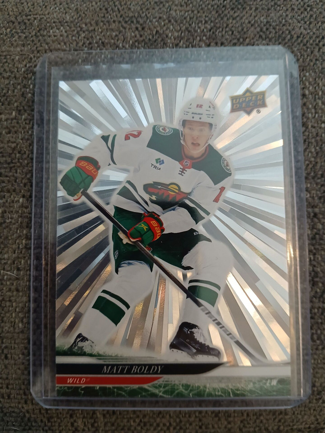 Matt Boldy - Upper Deck OUTBURST
