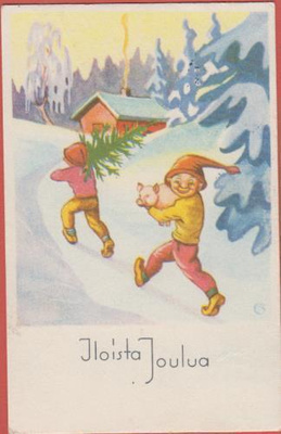 Tuure Saloranta Tontuilla kantamukset