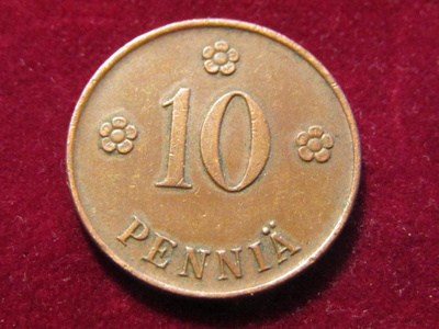 10 penniä 1923