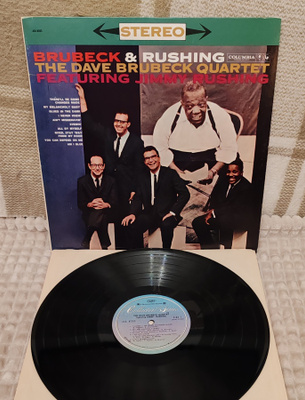 The Dave Brubeck Quartet Featuring Jimmy Rushing lp