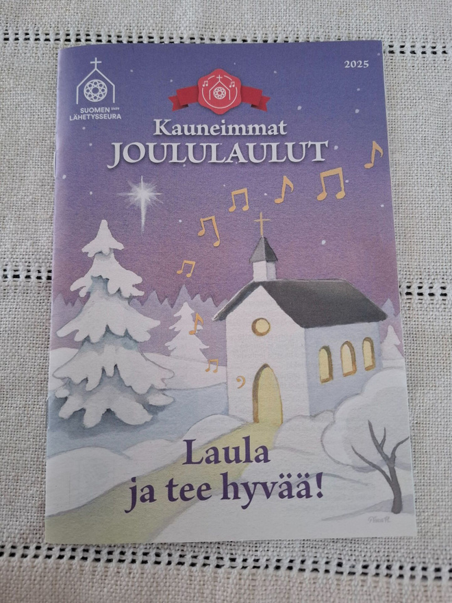 Kauneimmat joululaulut -lehtinen, 2025