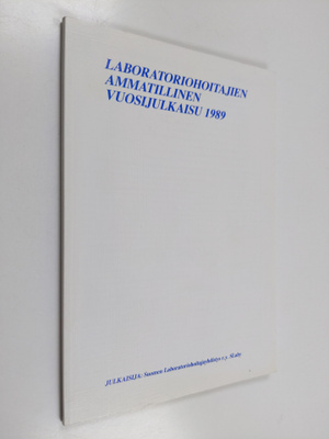 Laboratoriohoitajien ammatillinen vuosijulkaisu 1989