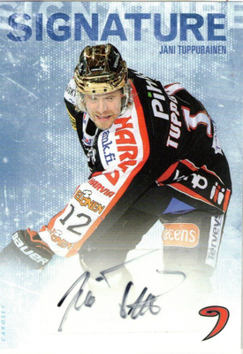 2016-17 Cardset JANI TUPPURAINEN JYP Signature nimmari