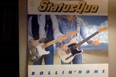 STATUS QUO :: ROLLIN' HOME :: VINYYLI MAXI 12" 1986 !