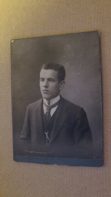 Vintage pahvivalokuva