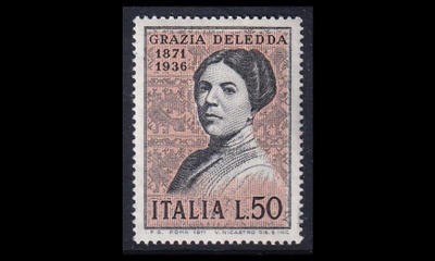 Italia 1346 ** Grazia Deledda (1971)