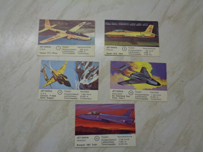 FAZER JET purkkakuvat 5 erilaista