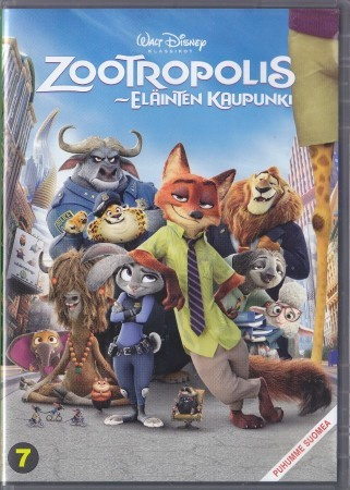 Walt Disney - Zootropolis - Eläinten Kaupunki