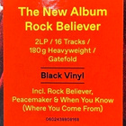 SCORPIONS : ROCK BELIEVER - 2LP ( uusi ) - pikkukuva 5