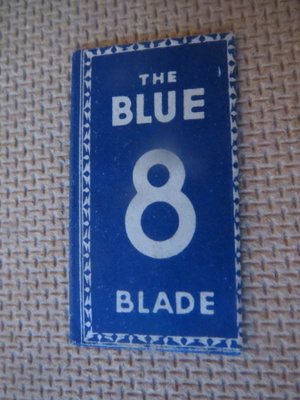 Vintage "The Blue 8" partakoneenterä.