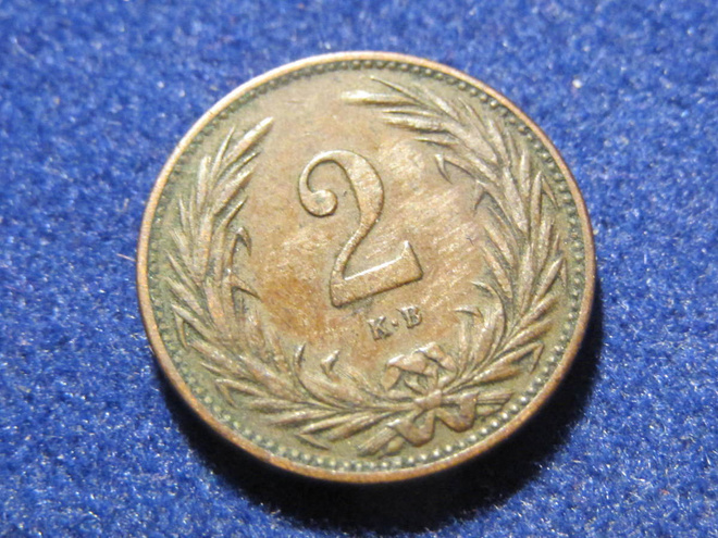 2 filler 1897 Unkari-Hungary