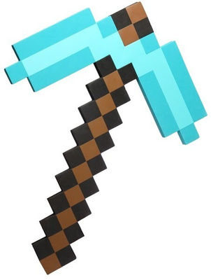 Foam Pickaxe  52cm ( MINECRAFT )  UUSI