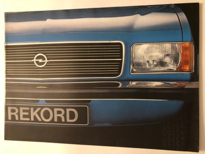 Myyntiesite - Opel Rekord - 1975