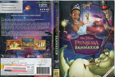 PRINSESSA JA SAMMAKKO (18 134) -FI- DVD 49. disney klas.,