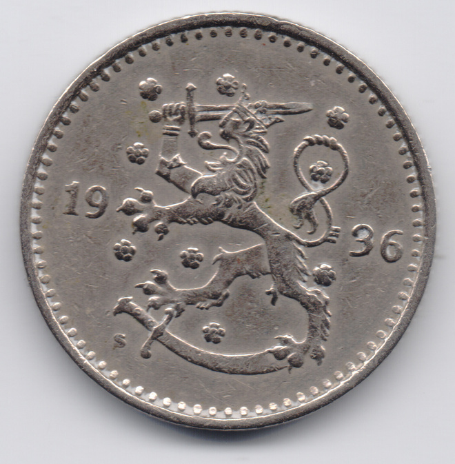 1936 1 markka kl8