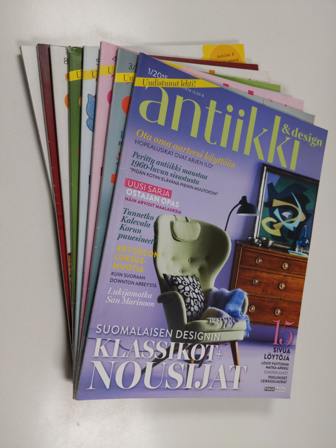 Antiikki & design vuosikerta 2015 (1-10 +retroilu-erikois...