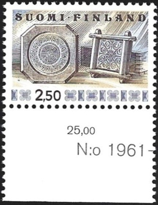 1976 Km Juustokehät 2,50 paperi yHS ** LaPe 780 A b) TIL N:o