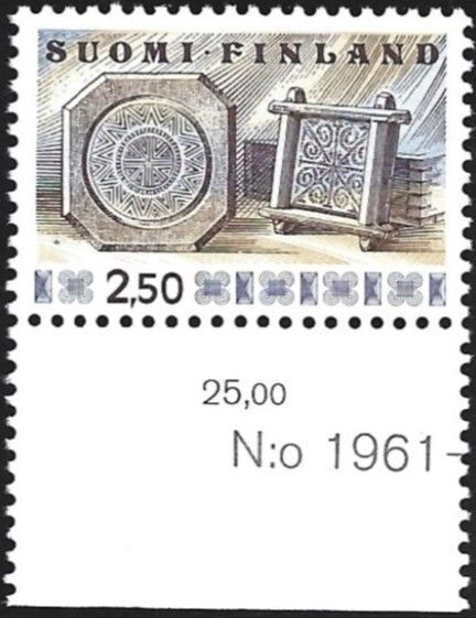 1976 Km Juustokehät 2,50 paperi yHS ** LaPe 780 A b) TIL N:o