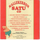 cd, Nallekerhon Satu -cd-äänikirja [sadut] - pikkukuva 2