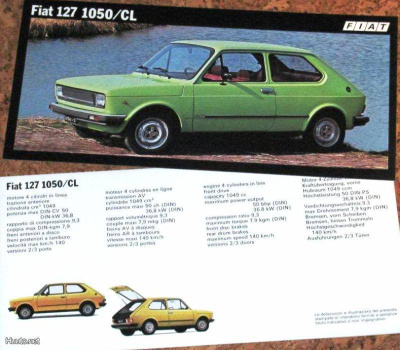 Fiat 127 esite - KUIN UUSI