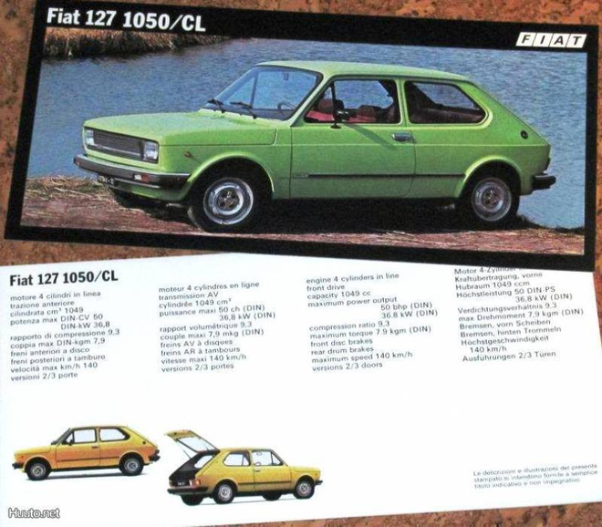 Fiat 127  esite - KUIN UUSI