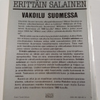Jukka Rislakki : Erittäin salainen : vakoilu Suomessa - pikkukuva 2