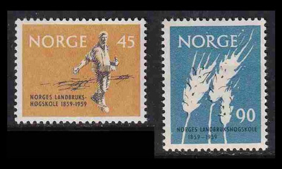 Norja 436-7 ** Maatalouskoulu 100v (1959)