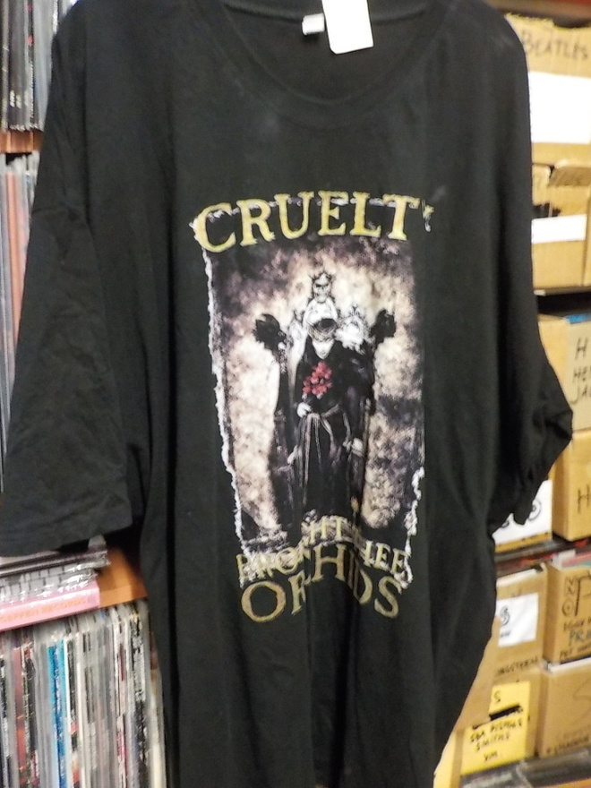 CRADLE OF FILTH CRUELTY BROUGHT THE ORCHIDS  T-PAITA  7XL
