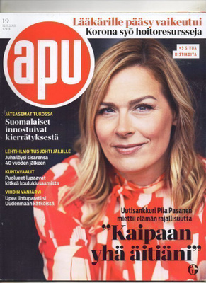 Apu n:o 19 2021 Piia Pasanen. Maria Ylipää. Ei roskaa.