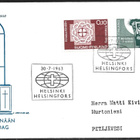 FDC 1963 Luterilainen maailmanliitto  LaPe 573 - 574 - pikkukuva 1