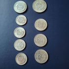 Suomalaiset hopearahat 1952-1960 yht. 9 kpl - pikkukuva 1