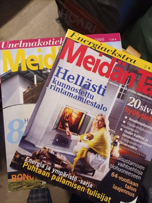 Vanhoja asumisen lehtiä 8 kpl pakettina