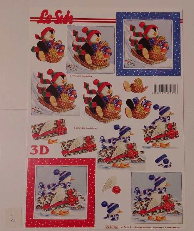 kuva 6) 3D-kuva Pingviini lA4 - arkki