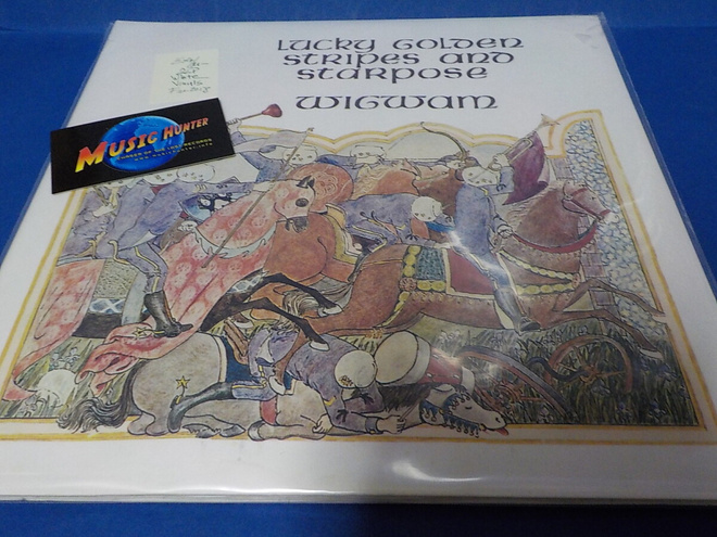 WIGWAM - LUCKY GOLDEN STRIPES AND STARPOSE EX+/M- 2LP