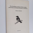 Antero Järvinen : The breeding ecology of hole-nesting pa... - pikkukuva 1
