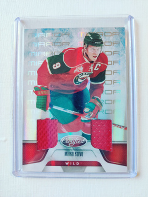 Mikko Koivu - 11-12 Certified Mirror Red Jersey /150