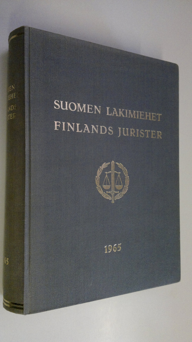 Åke (toim.) Backström : Suomen lakimiehet 1965 = Finlands...